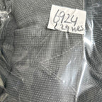 Banana Republic Hoodie Men's Extra Large Gray Waffle Knit Pullover Long Sleeve in XL L29 W25