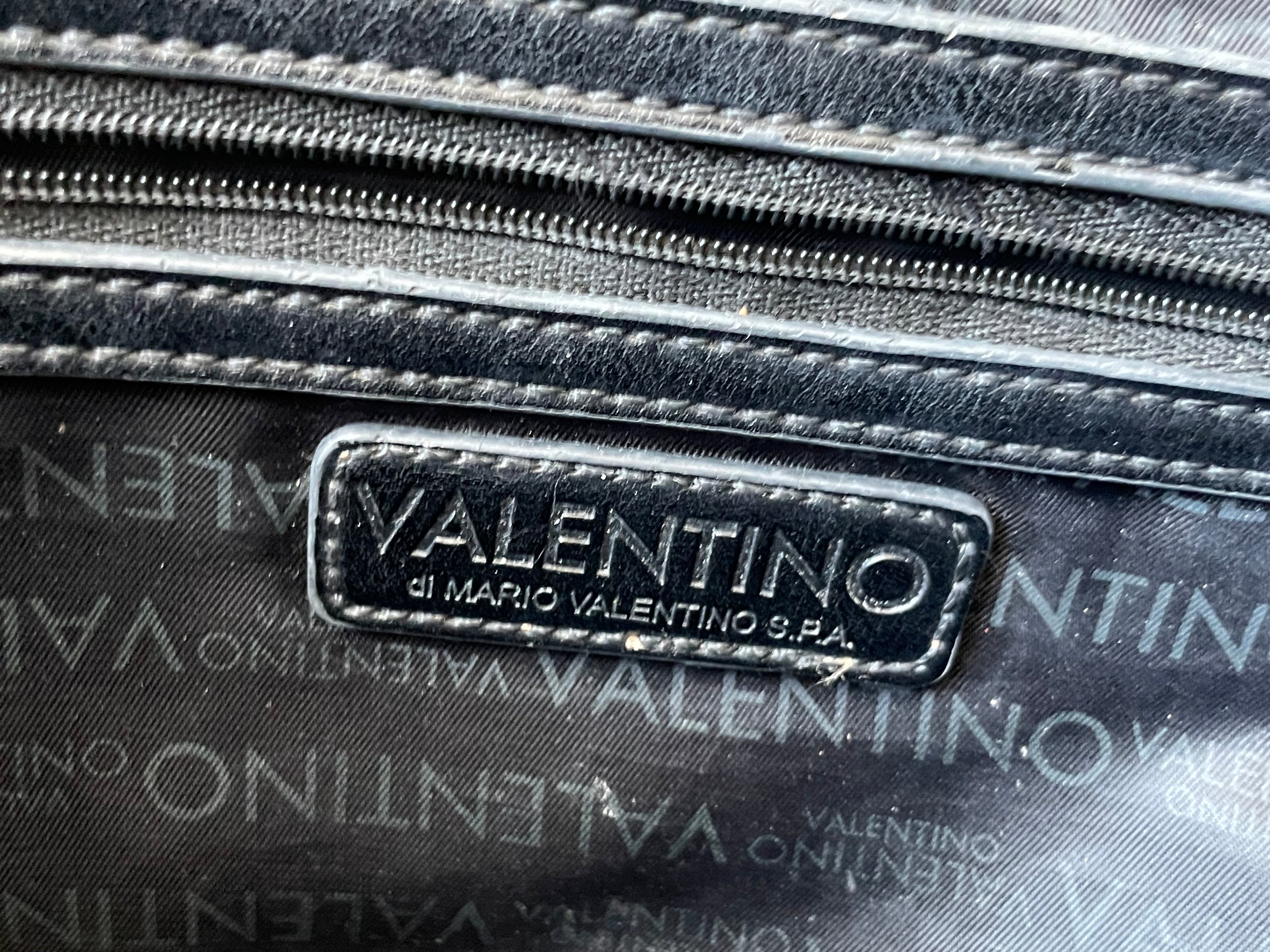 90s Stunning vintage Valentino silver tote Handbag SKU 4074.
