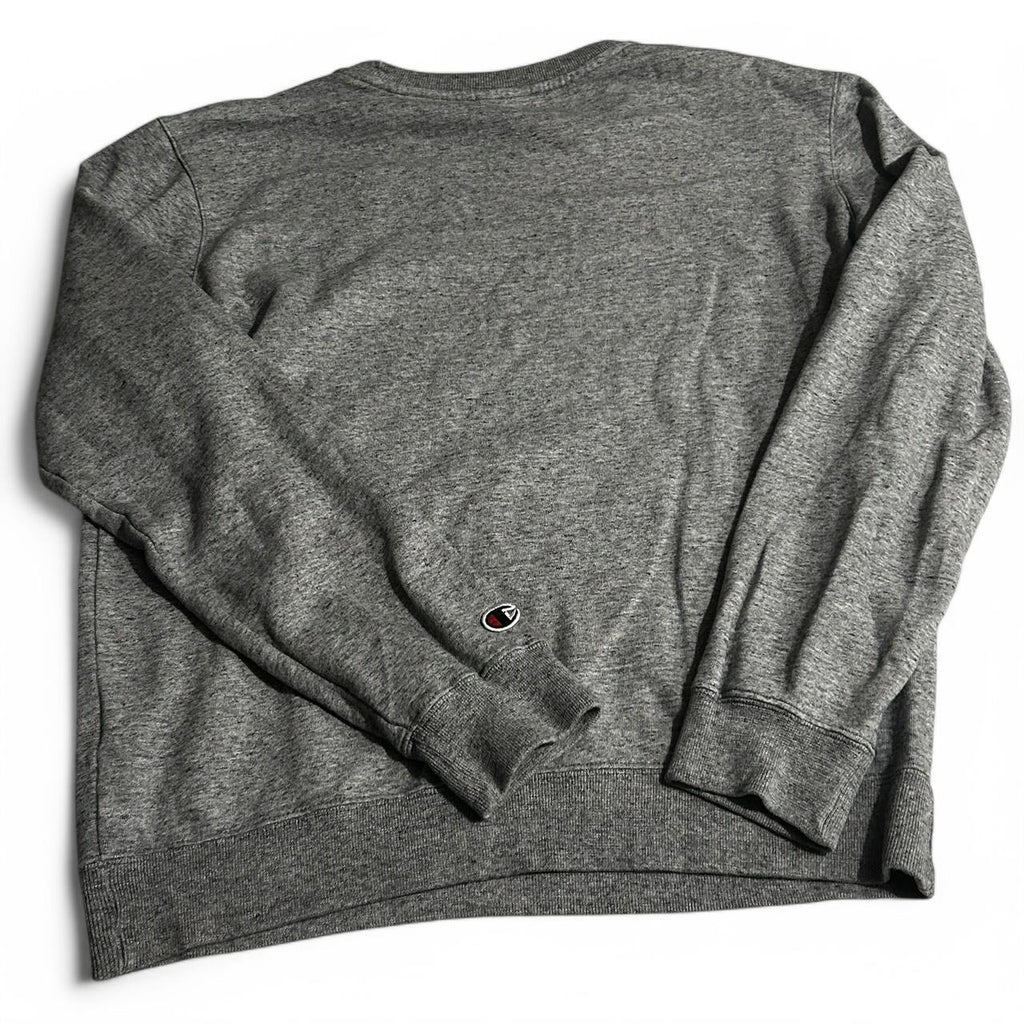 Vintage Grey Champion Spellout Sweatshirt In Xsmall SKU 6840 