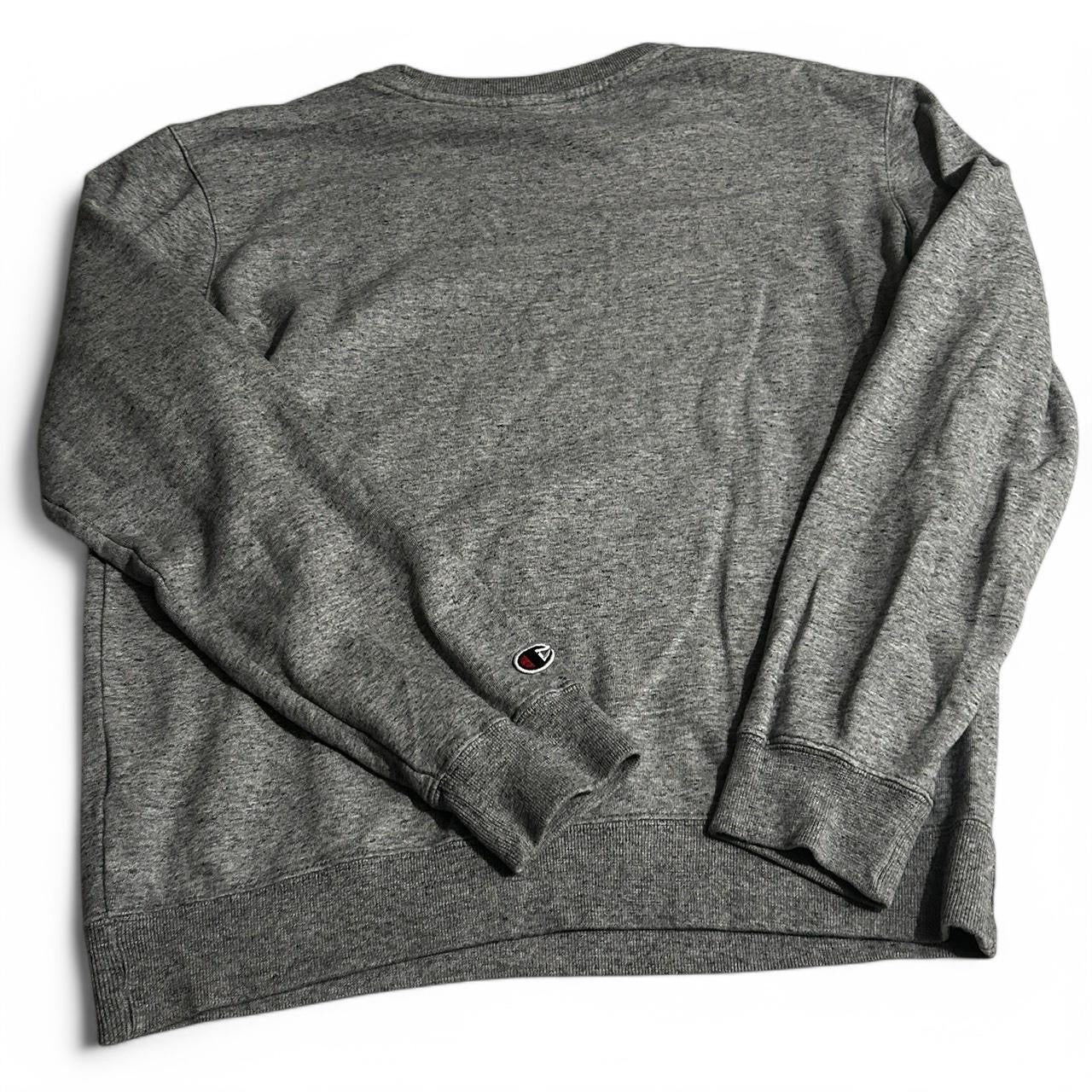 Vintage Grey Champion Spellout Sweatshirt In Xsmall SKU 6840 