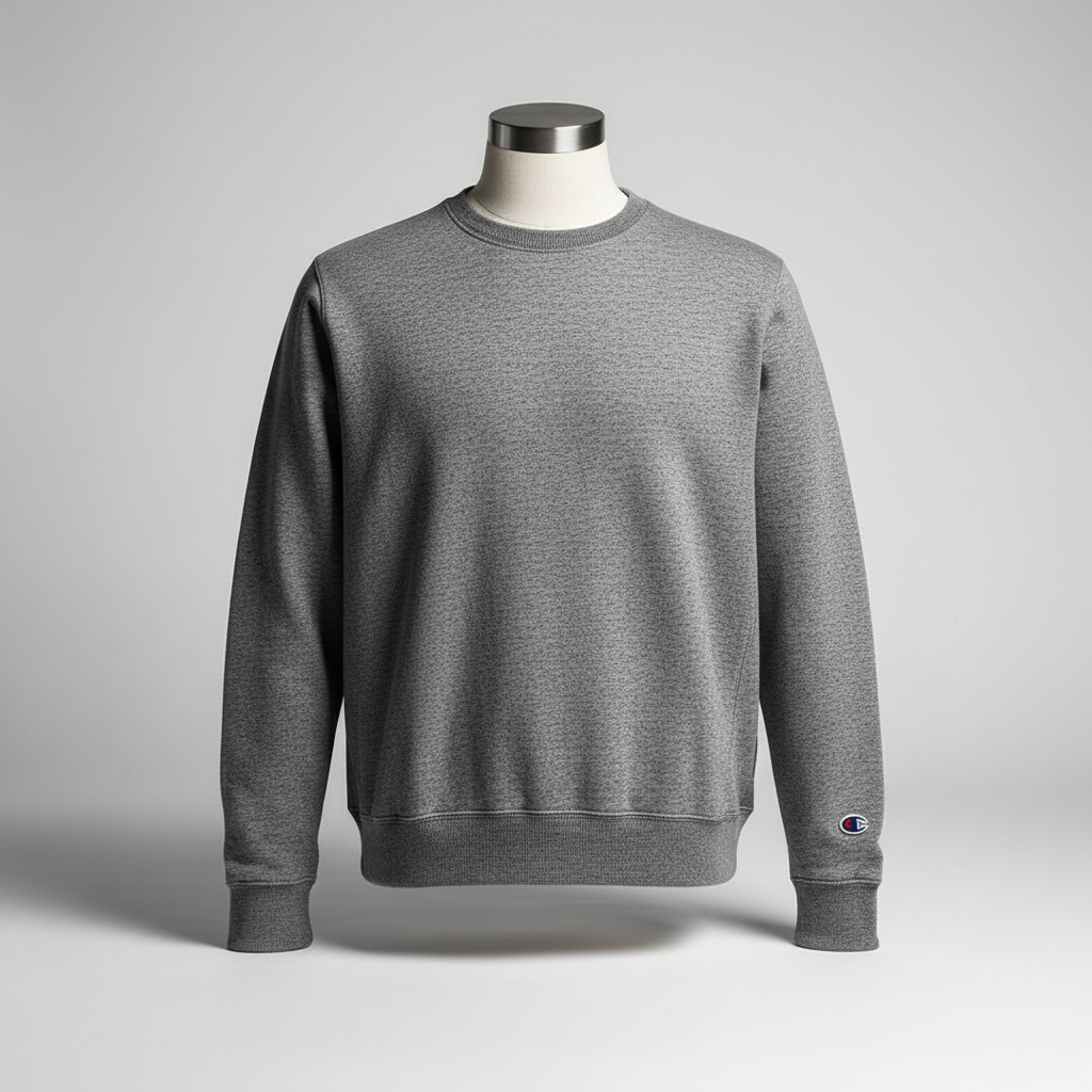 Vintage Grey Champion Spellout Sweatshirt In Xsmall SKU 6840