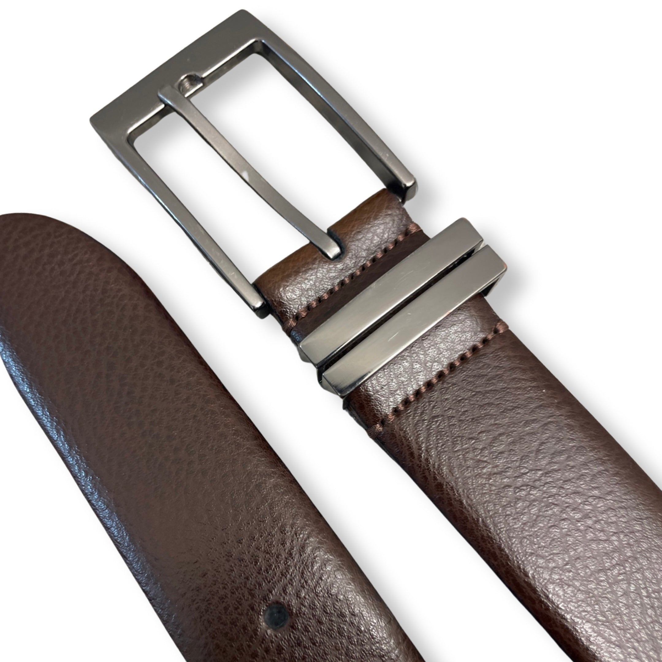 Rubynee Vintage y2k brown next mens leather belt