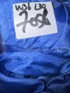 90s Blue vintage nylon sweatpants with elastic waistband, featuring a relaxed fit clothing in size medium Waist 36 length 30  sku 7056