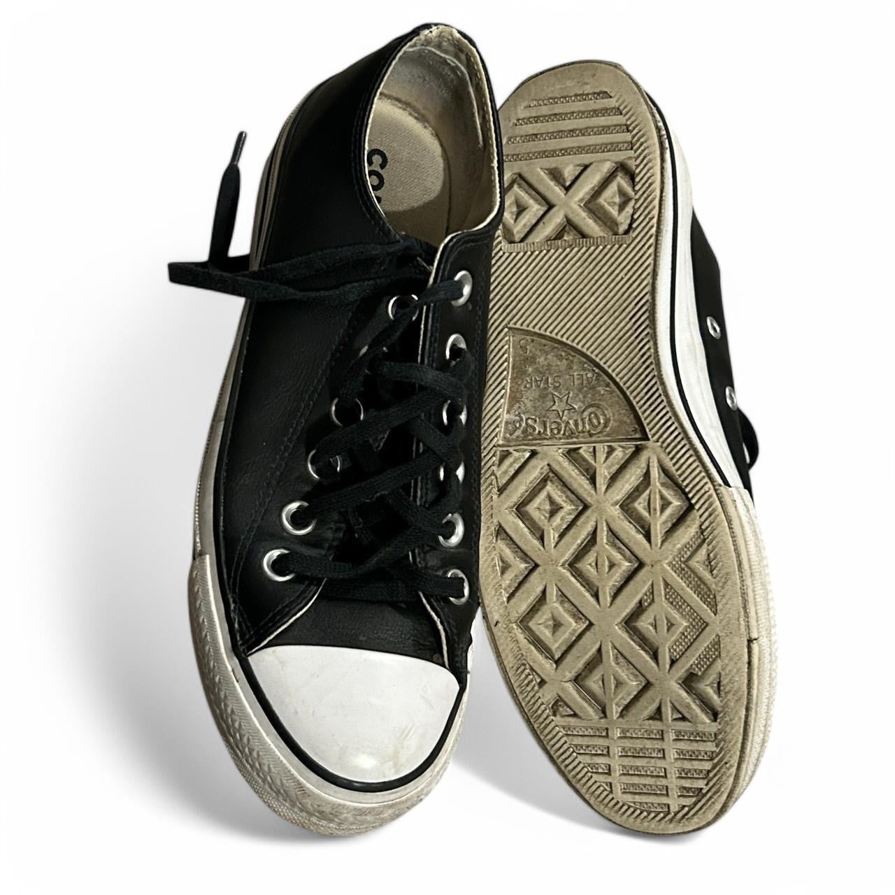 WOMEN'S TRAINERS ALL STAR LEATHER CONVERSE  PLATFORM TRAINERS UK 5- US7 SKU6895