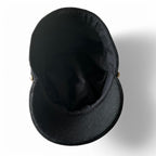 Black cotton and wool cap with braided detail #indie #grunge sku 6807