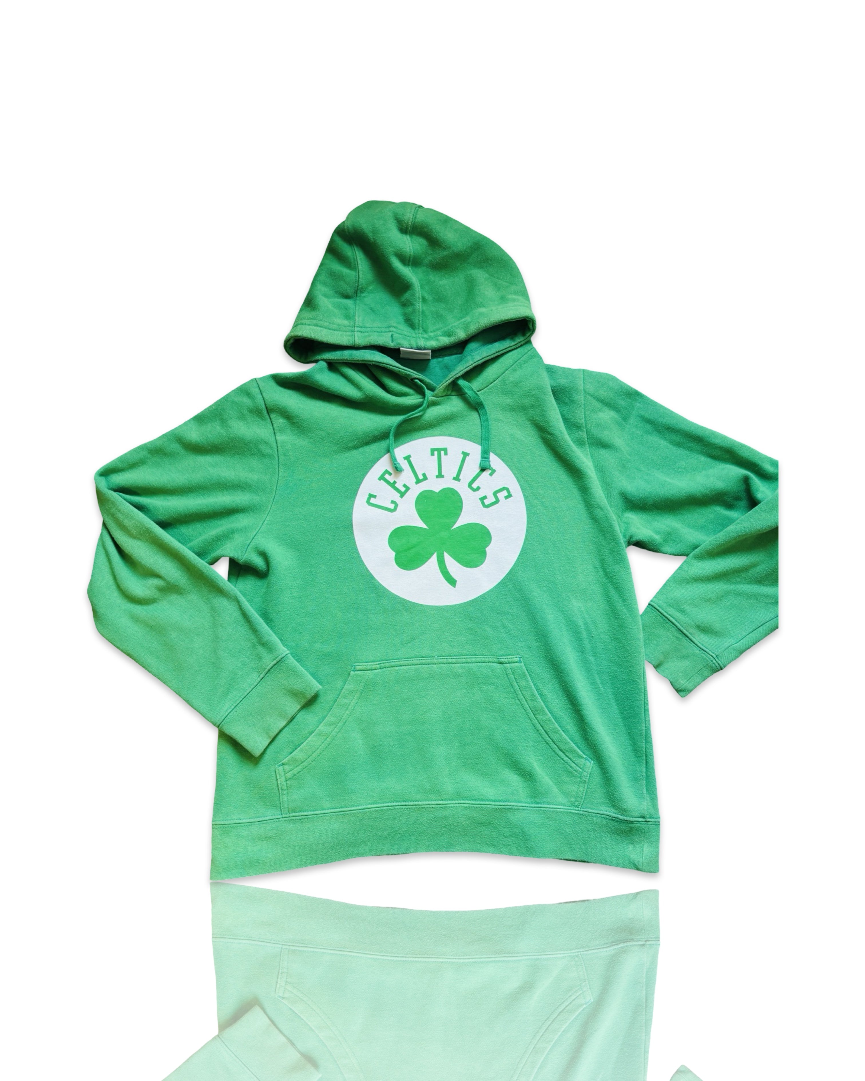 Vintage Boston Celtics Sweater Medium Green Preppy Hoodie - NBA Basketball - Size S 4071