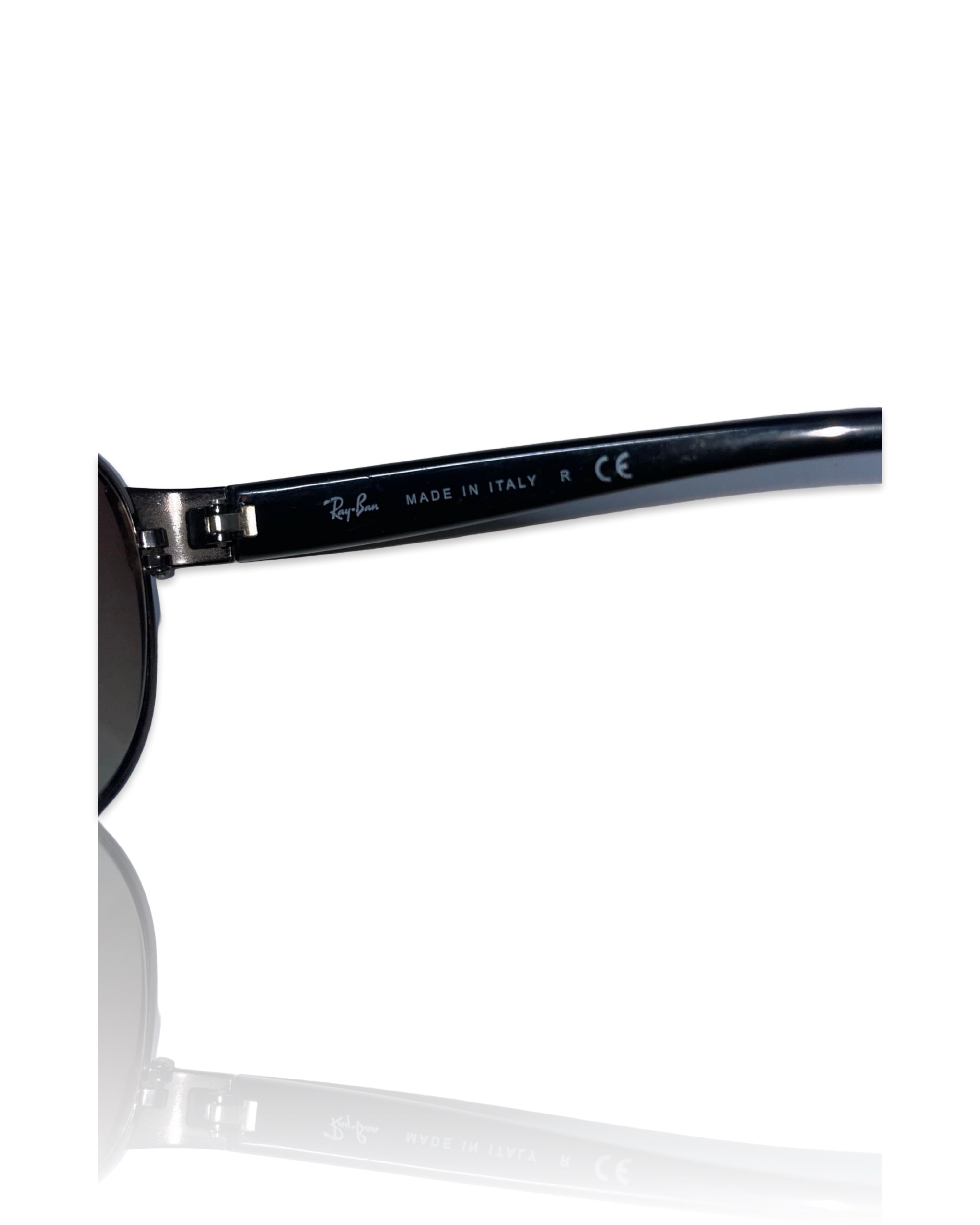 Vintage Ray-Ban Men's And Women's black Sunglasses made in italy|SKU 4214