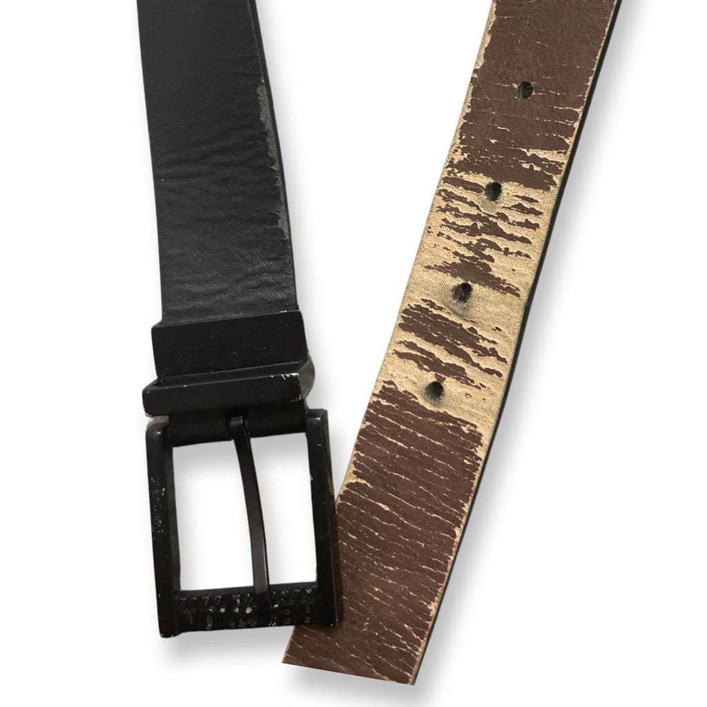 Rubynee Vintage y2k mens leather brown belt