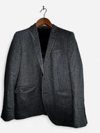 Red Herring Jacket Mens Size Medium Tweed Workwear Regular Grey Blazer