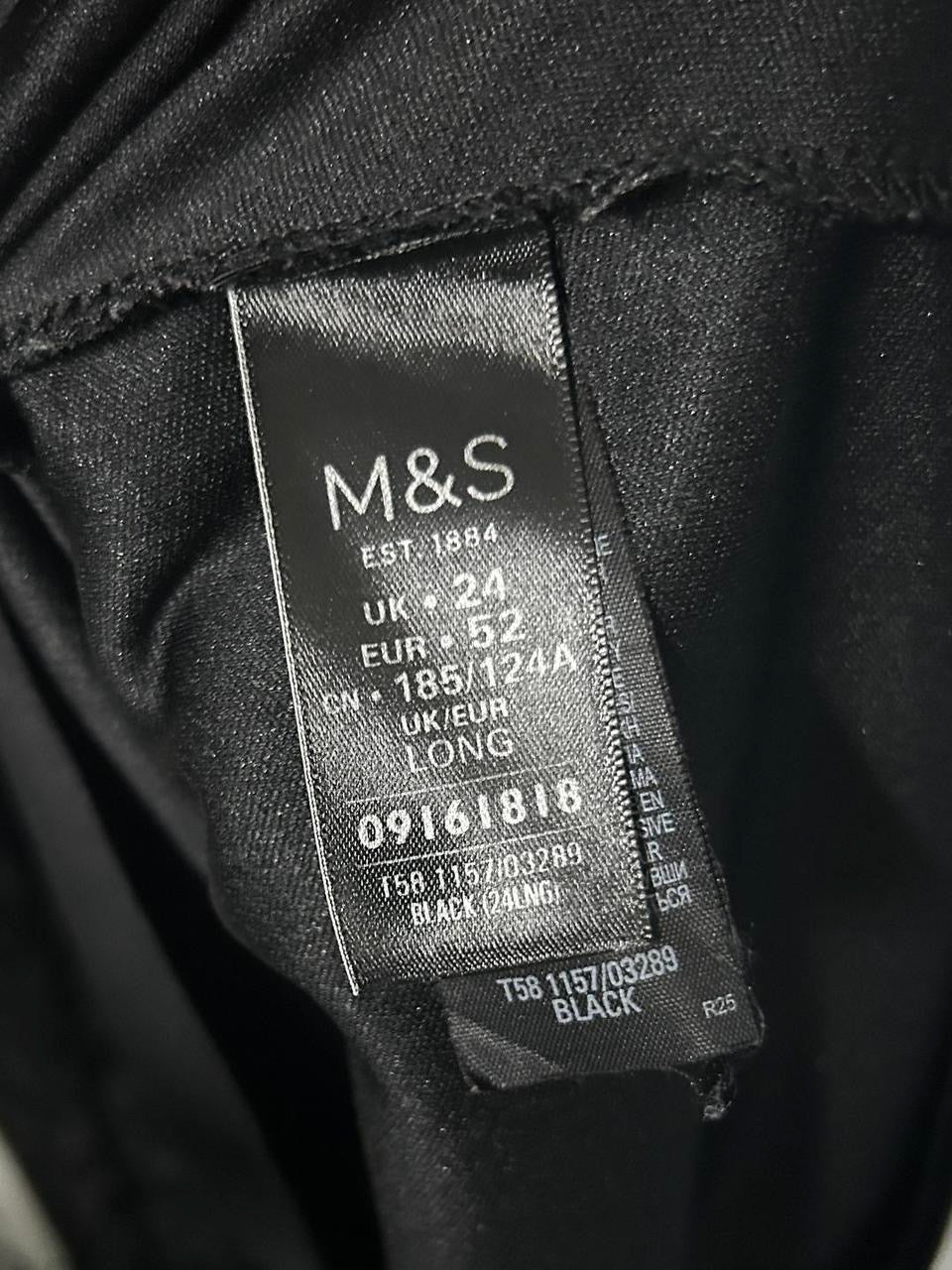 Black velvet M&S dress with draped cowl neckline, 3/4 length sleeves, and a 46 length #velvetdress #cowlneck w21 sku 7005