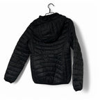 Black Puffer Jacket Women’s With Hood  L/XL sku 6910 L26 w21