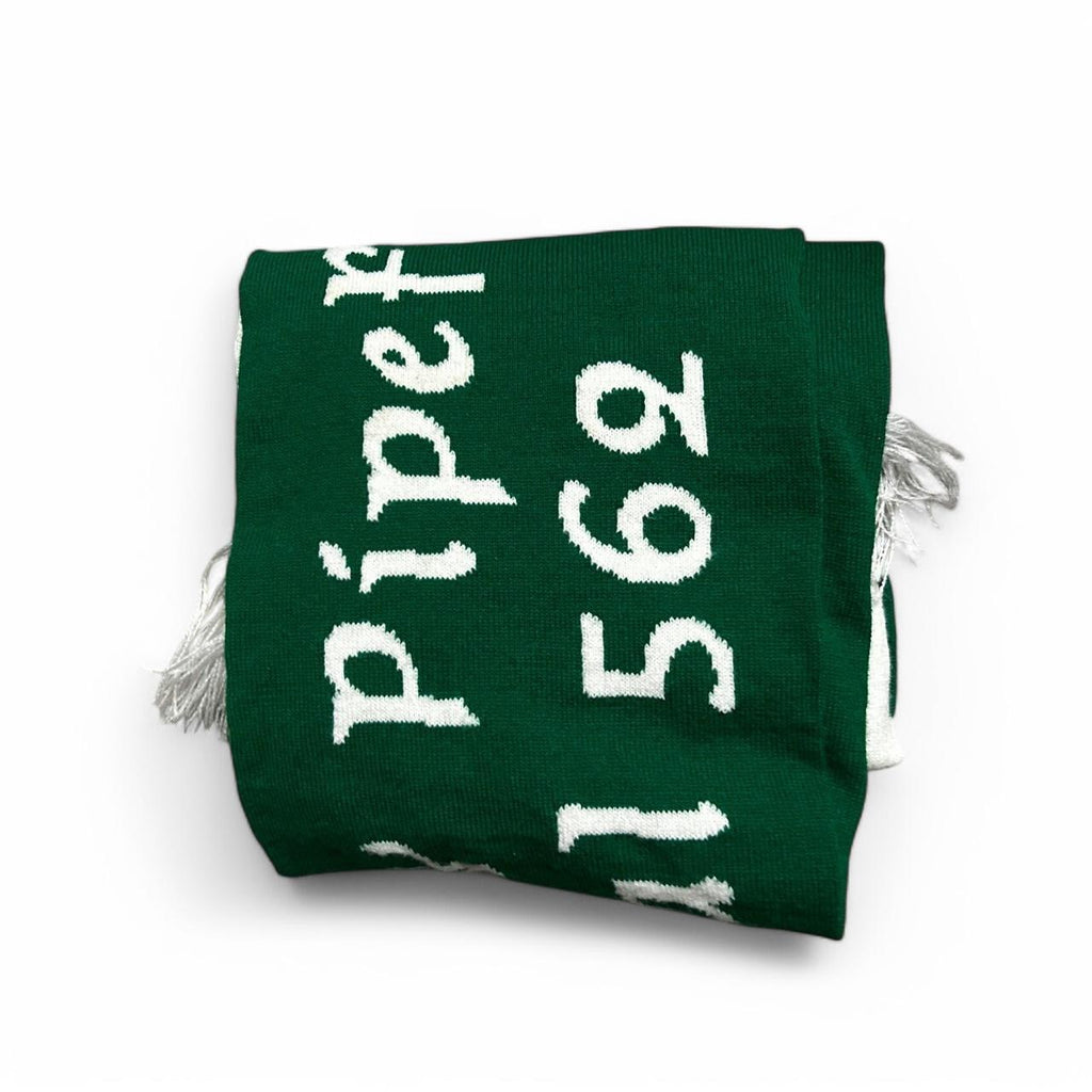 Vintage Irish Paddie scarf one size green and white SKU 6761