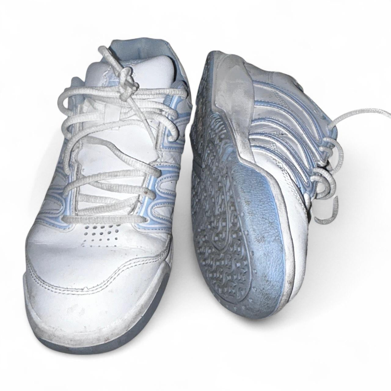 Blue and white K-Swiss tennis shoes #tennis

K-Swiss Optim 5 Omni 82780114 (N7)  Boy's Tennis Trainer uk size 5 sku 6978