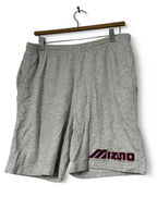 Grey Mizuno shorts with embroidered logo #sportswear W32 l 10 sku 6957