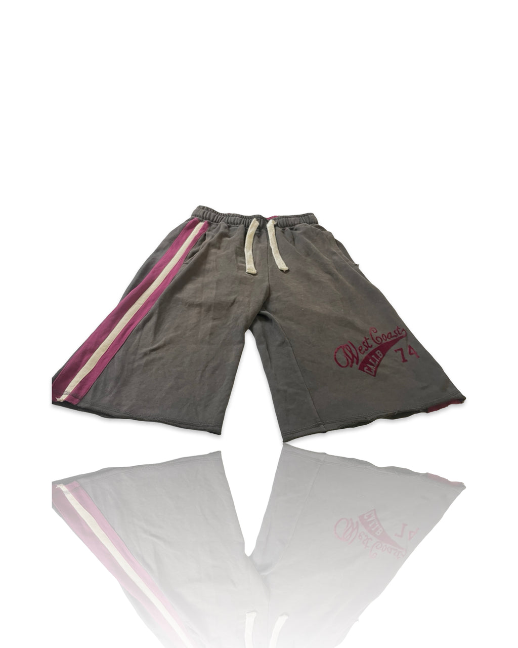 Vintage  faded y2k west coast grey track-pant in size small W28 L12|SKU 4248