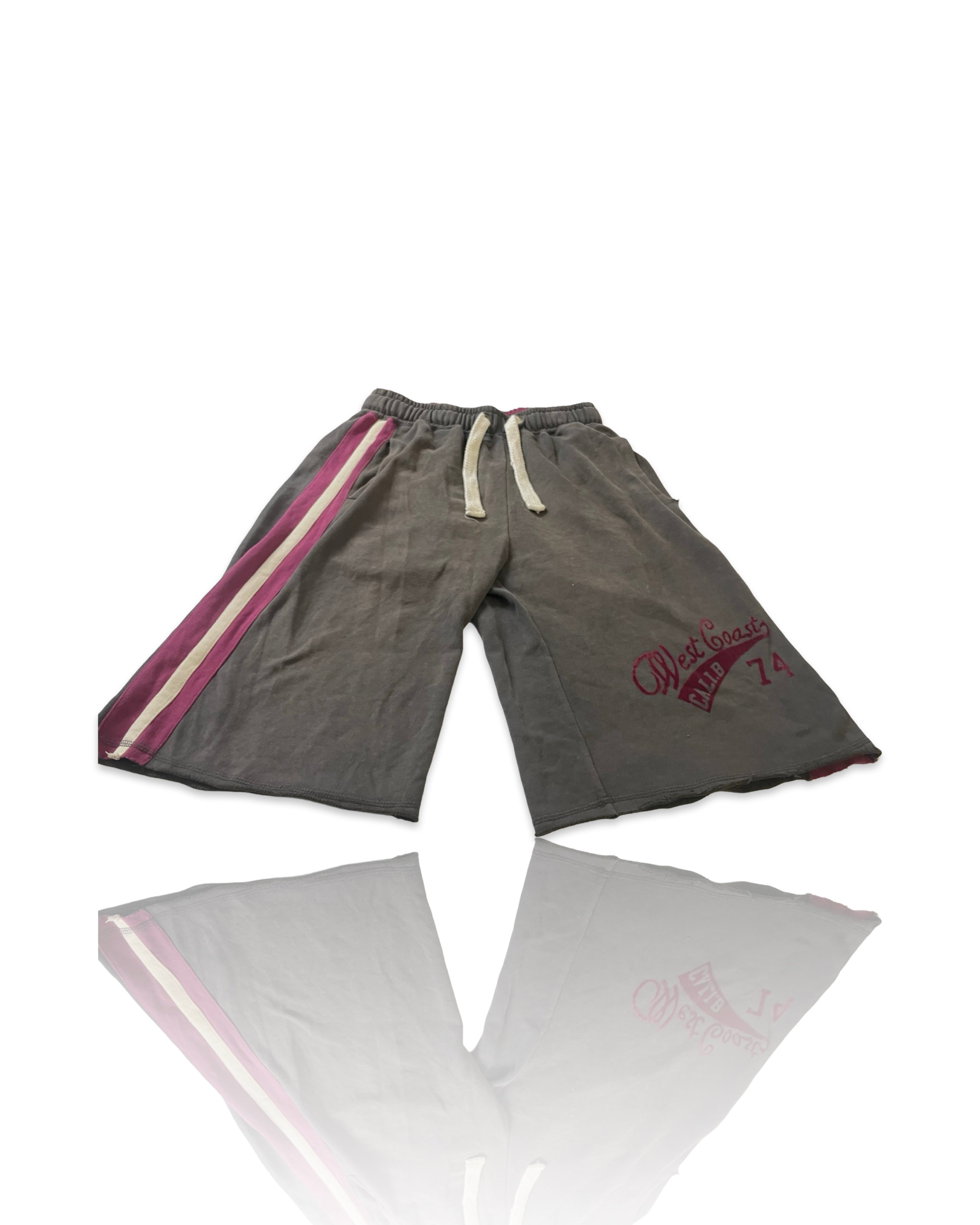 Vintage  faded y2k west coast grey track-pant in size small W28 L12|SKU 4248