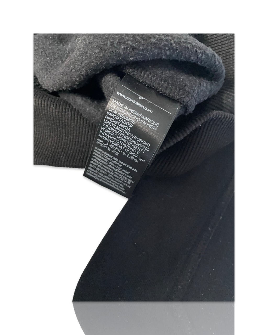 Vintage men's CALVIN KLEIN Jeans center logo black sweatshirt Size S oversize faded pullover|SKU 4243