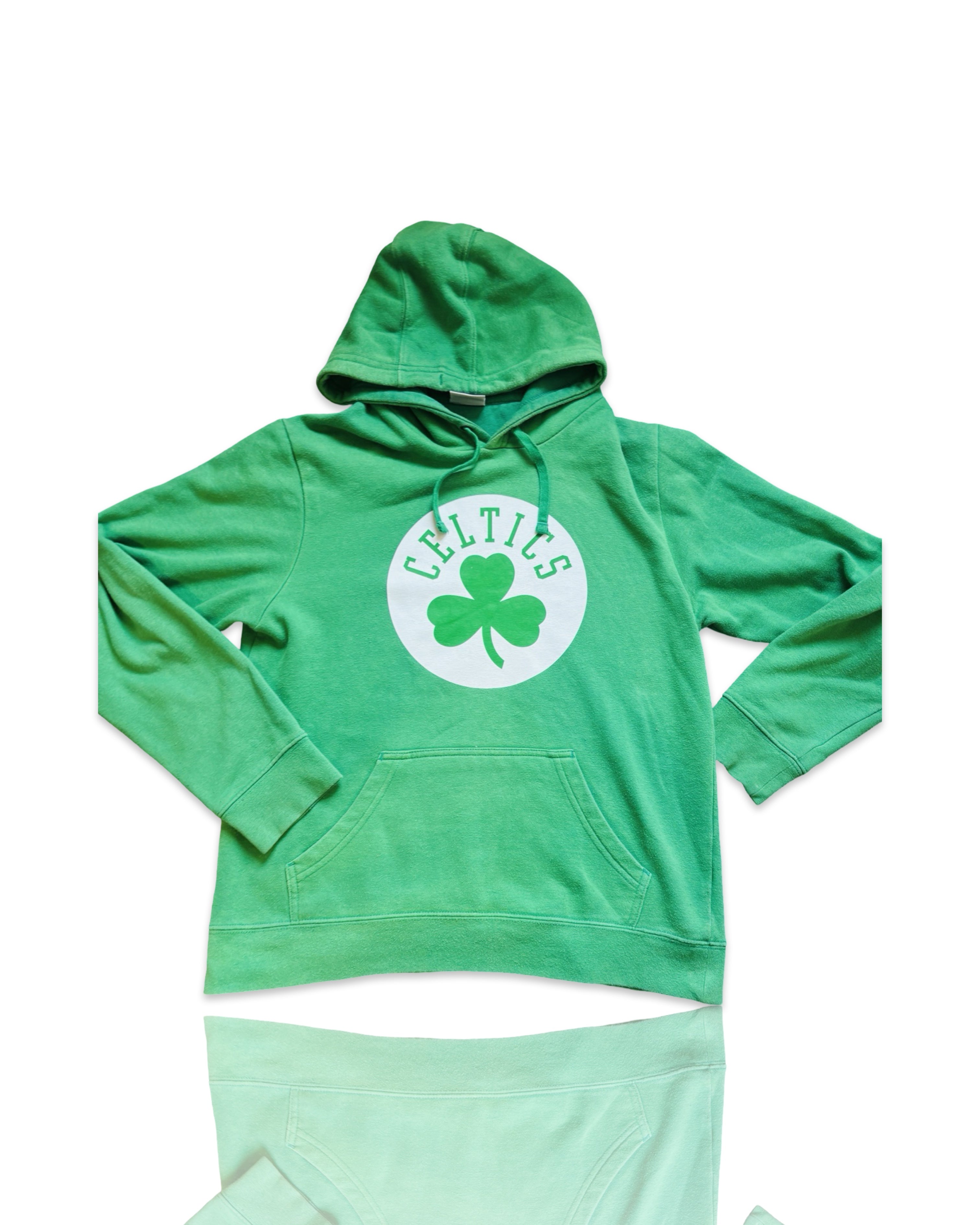 Vintage Boston Celtics Sweater Medium Green Preppy Hoodie - NBA Basketball - Size S 4071