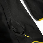 Dortmund Borussia fleeced Men UK L US Football Soccer Tracksuit Jacket Black Zip