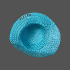 Rubynee Vintage y2k blue straw hat