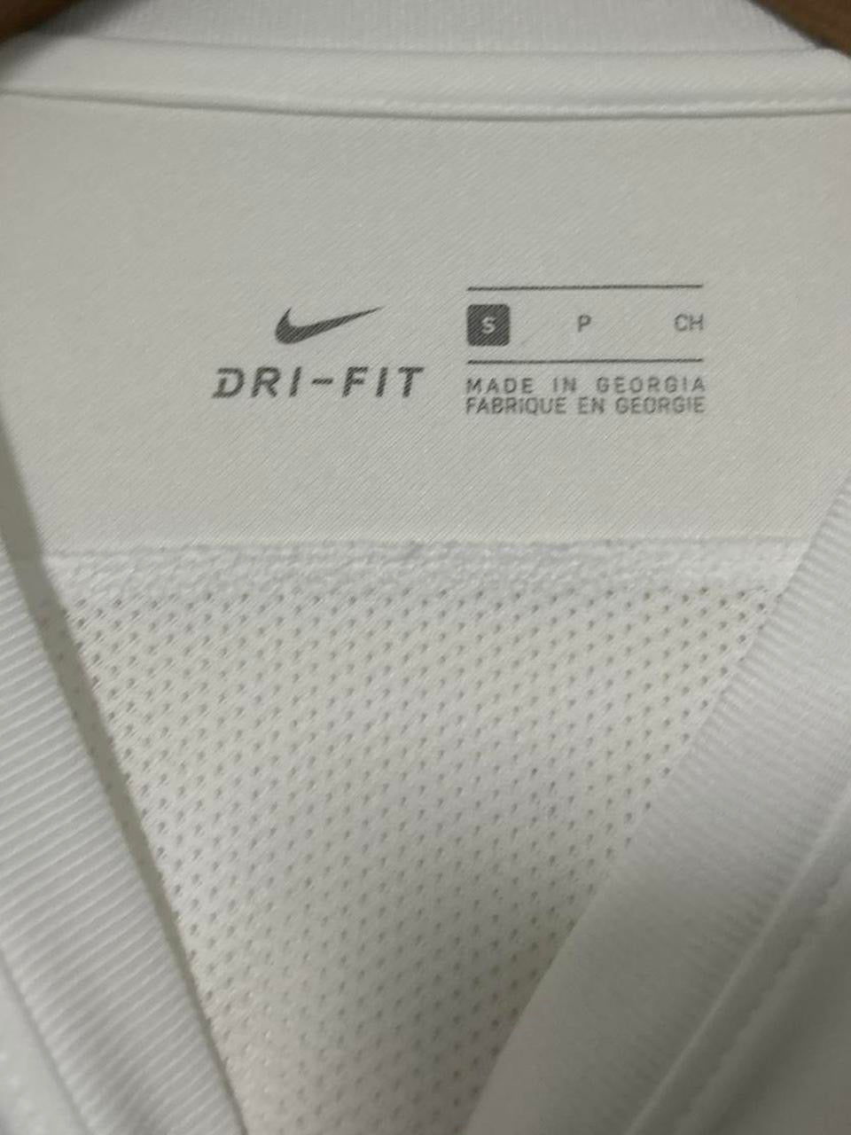 Nike white and red Sparkasse Hiedelausitz training top #football #training