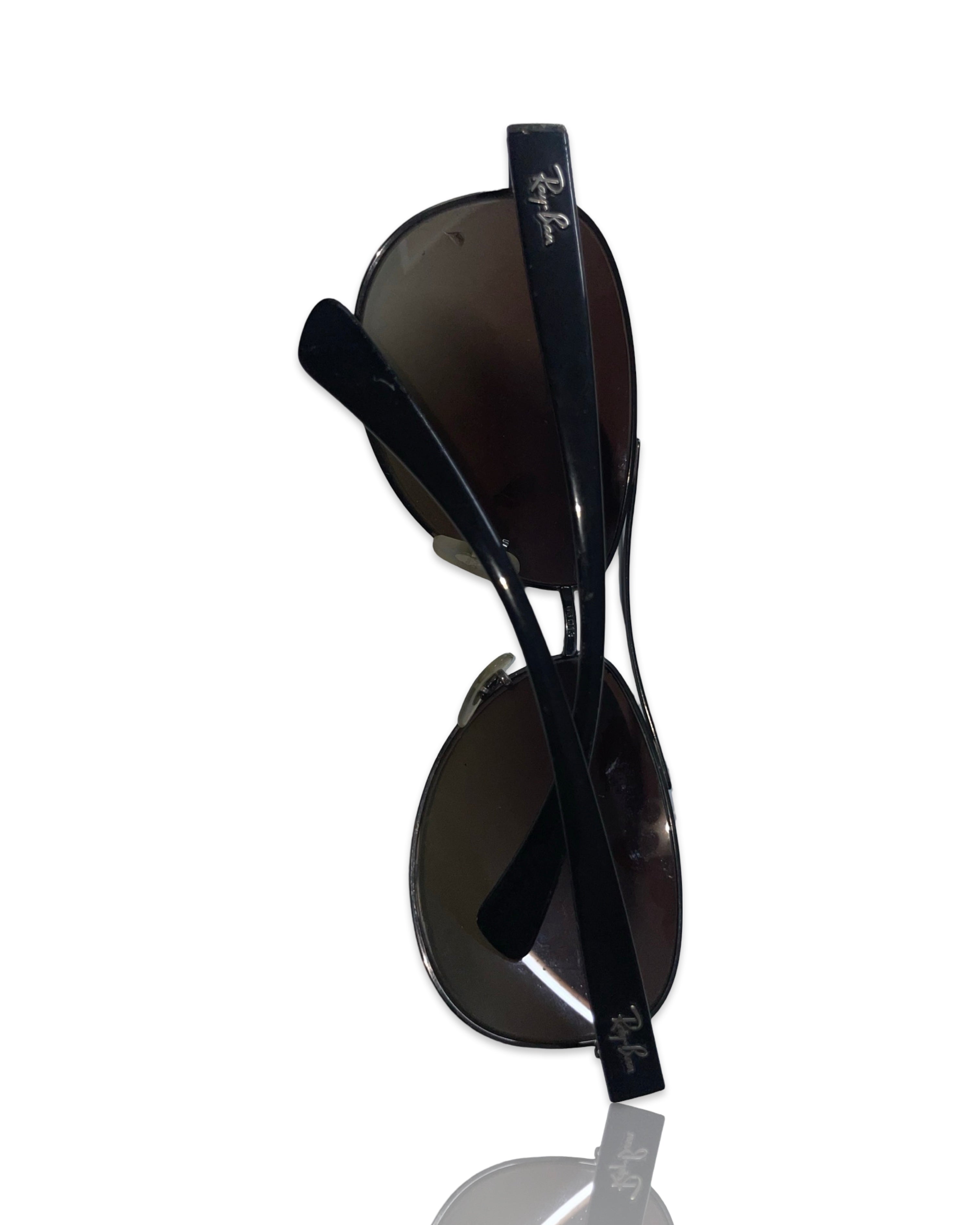 Vintage Ray-Ban Men's And Women's black Sunglasses made in italy|SKU 4214