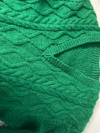 Super Soft  womens Crew Sweater in Green size small to medium |SKU 4231