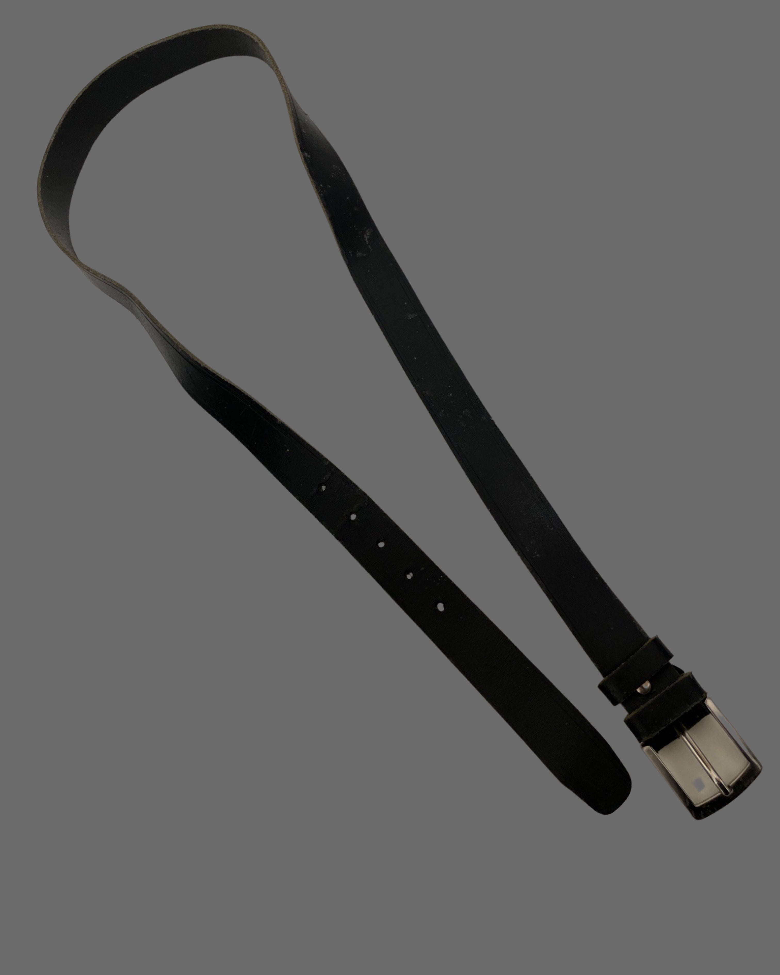 Vintage Cruz Bel black mens leather belt size M