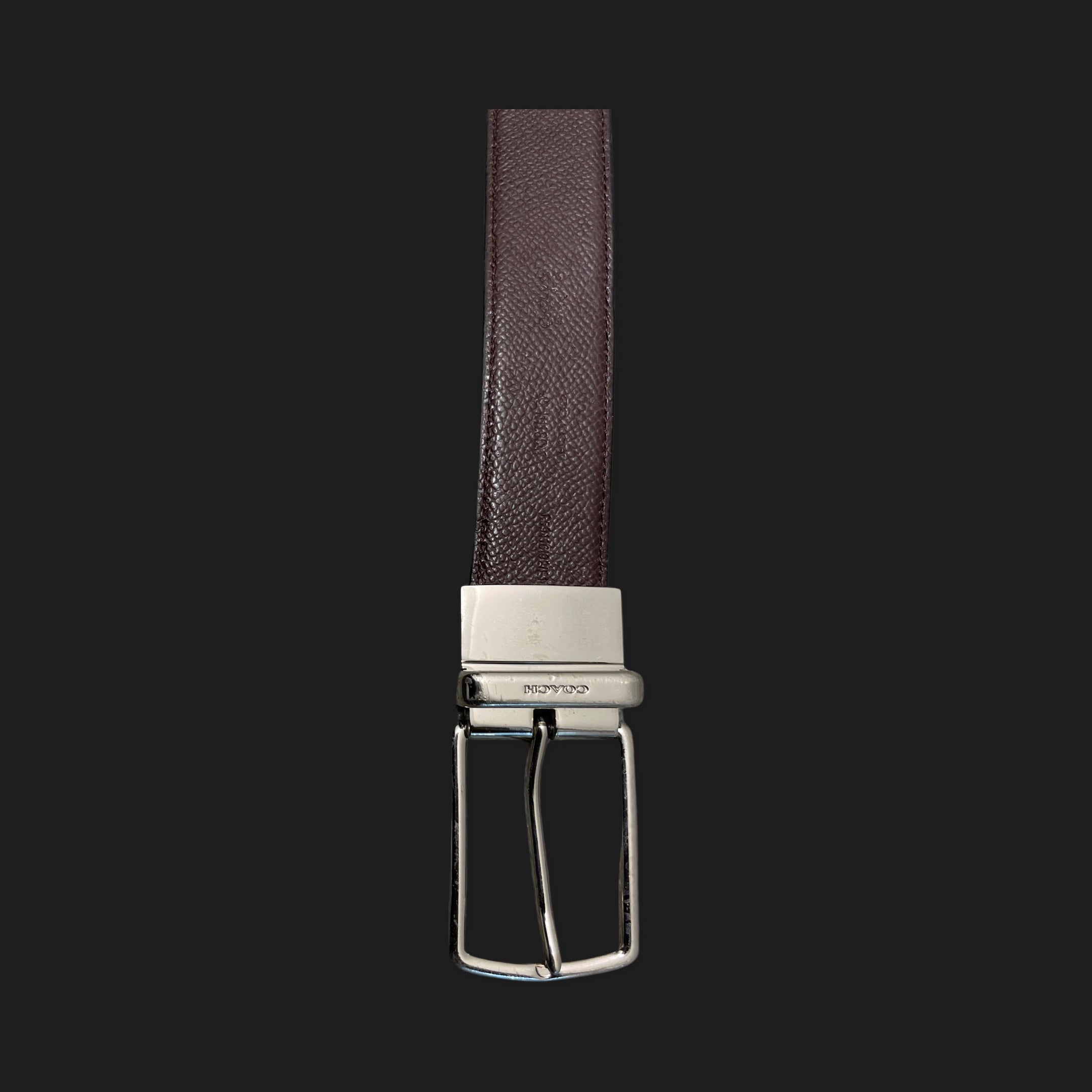 Rubynee Vintage y2k mens leather brown belt