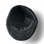 Vintage men's grey plaid flat cap| SKU 6813