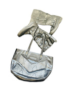 90s Stunning vintage Valentino silver tote Handbag SKU 4074.