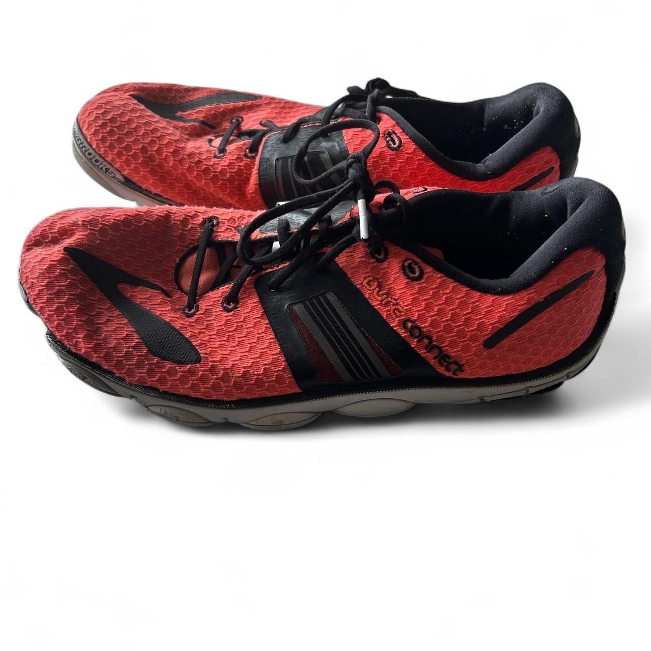 Men’s Red and black Brooks running shoes #running uk size 9.5 sku 6983 