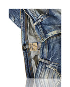 Y2K Vintage Dolce & Gabbana Low Rise Skinny Jeans Dolce & Gabbana Women's Navy and Blue Jeans W34 L29 |SKU 4259