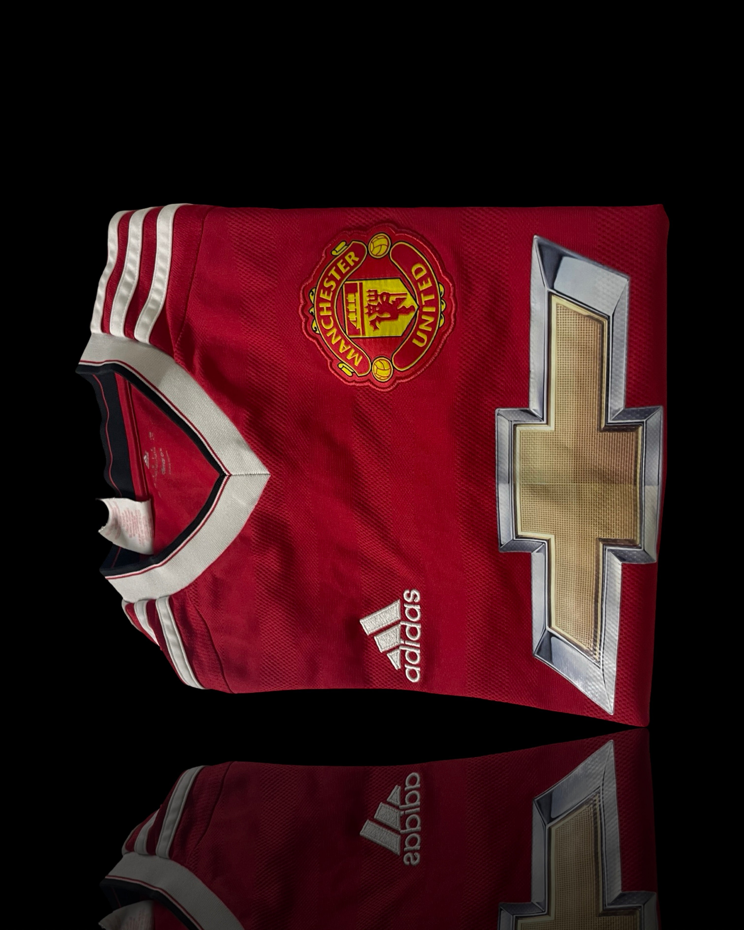 Adidas Manchester United 2015-2016 Home Shirt Red Adizero Men's Small - SKU 4155