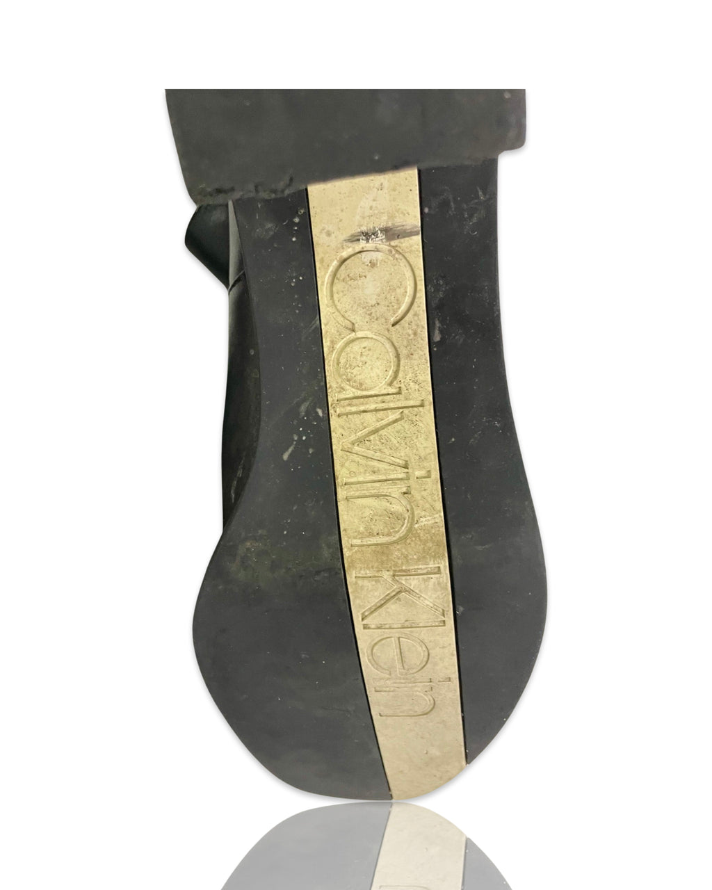 Cliche Vintage| Vintage Black CALVIN KLEIN Womens Boots UK 6 SKU 4080