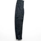 Vintage women Topshop Black Eyelet Jamie skinny studded Jeans W 26 L 34 Sku 6864