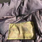 Vintage Women's UK Size 13 Taupe Grey & Purple Lightweight Padded Puffer Jacket, Size L - SKU 6930