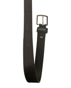 Vintage perry sax collection mens black leather belt size S