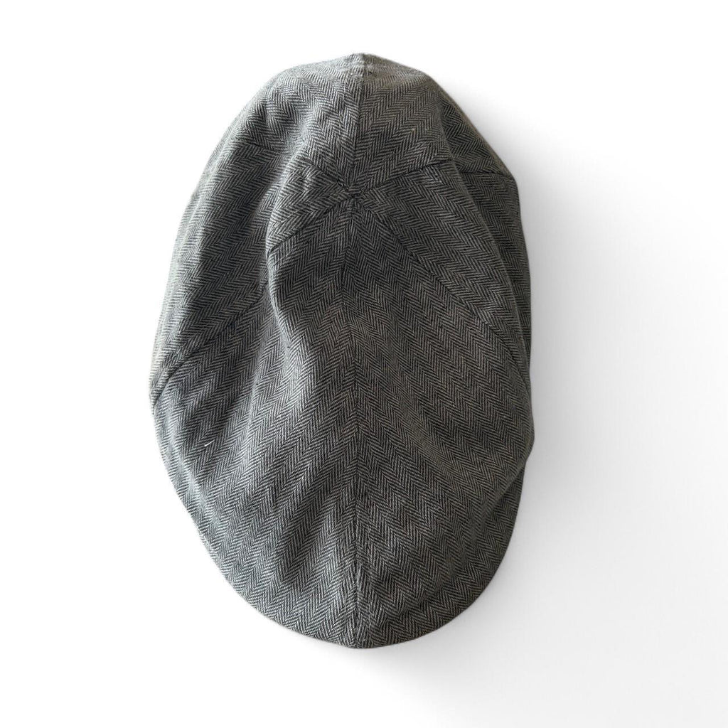 Grey tweed flat cap hat #indie #retro sku 6812