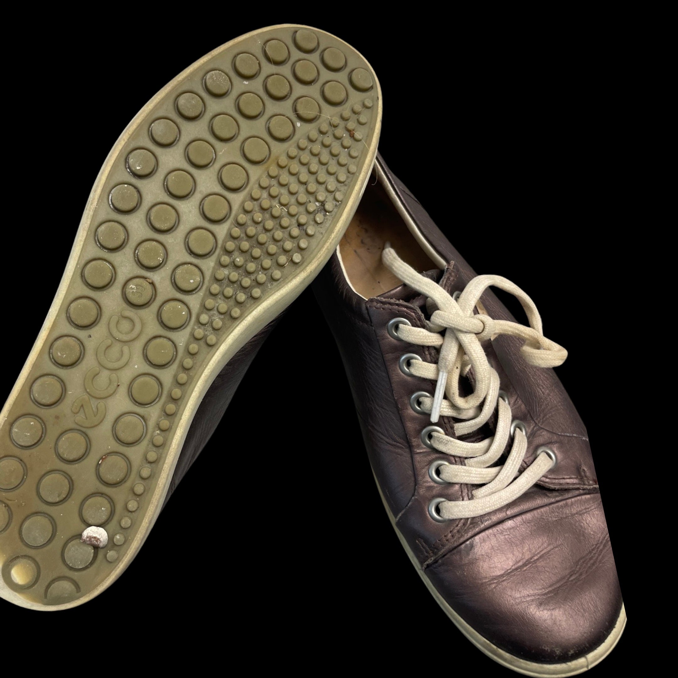 Rubynee Vintage y2k ECCO Womens Soft Brown Sneaker