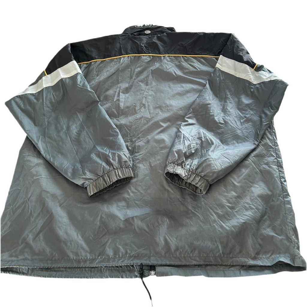 Grey and yellow Errea windbreaker sport jacket in size L sku 6756 
