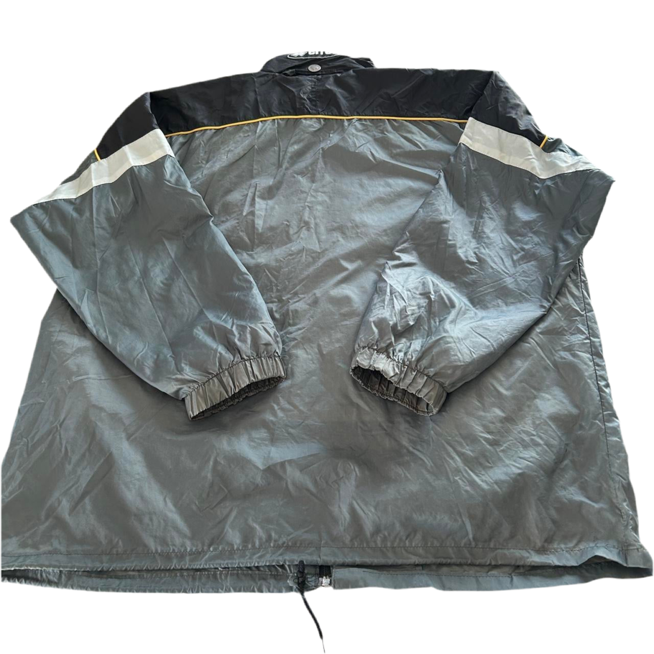 Grey and yellow Errea windbreaker sport jacket in size L sku 6756 