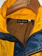 Peter Storm yellow and navy blue waterproof jacket in size M.