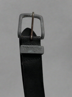Vintage Wrangler men's black genuine leather belt| L45 | SKU 4482