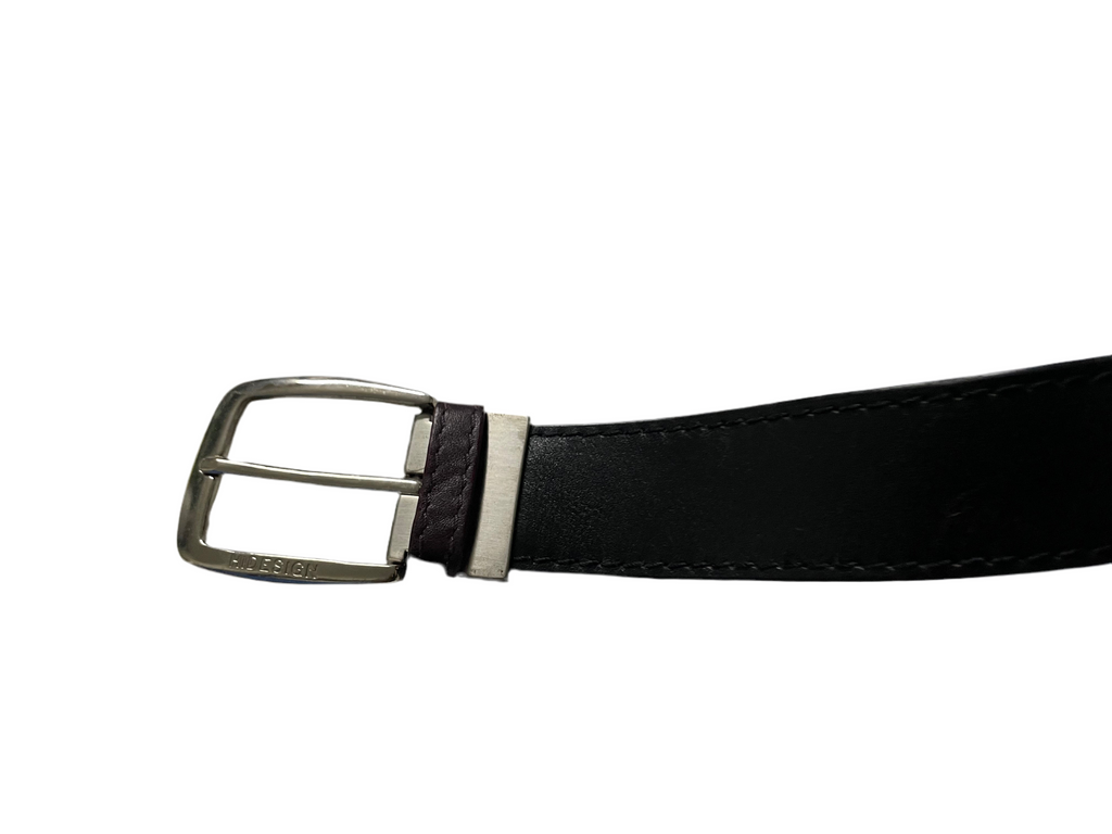 Vintage Hidesign men's black leather belt|L41| SKU 4489