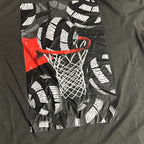 Under Armour Shirt Mens medium Gray Green International Hooping SKU 6844