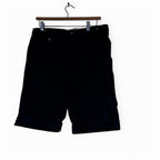 Zara Mens Chino Shorts Size 30 Navy Blue Slim Fit