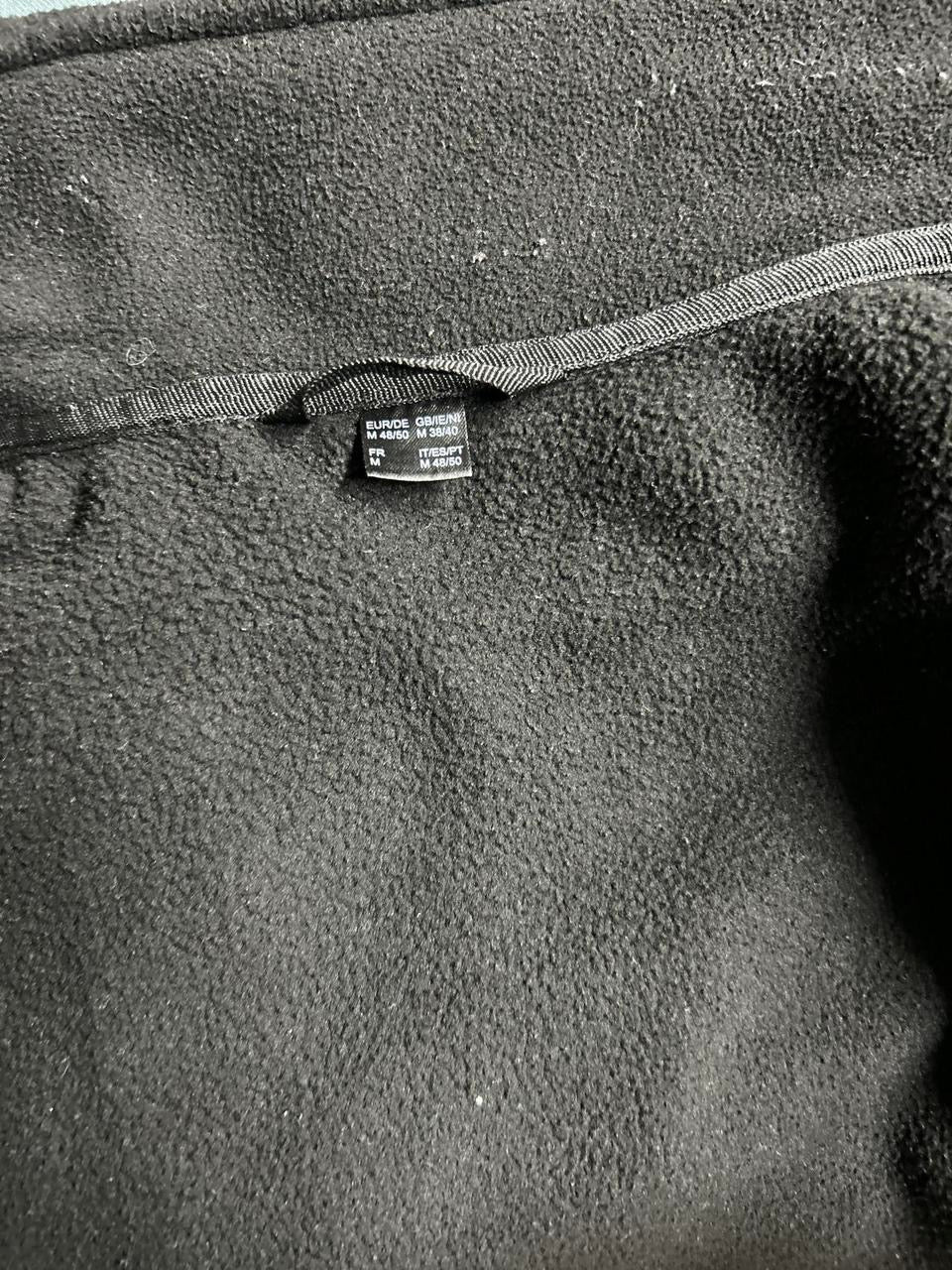 Men’s Parkside Medium Black Fleece Vest Sleeveless Full Zip SKU 6934 L33 W22