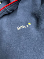 Navy blue Gelet fleece jacket with red zipper #fleecejacket SKU 6938 L 34 W 28 size 3XL