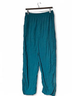 Blue nylon Maier sportswear pants with drawstring waist #90s W28 L32 SKU 6963